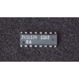 Signetics Quantity 5 - Signetics 74S157N Quad Multiplexer IC DIP16 - New