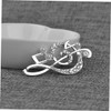 DEARMAMY Musical Note Brooch Lapel Treble Clef Brooch Pin Crown
