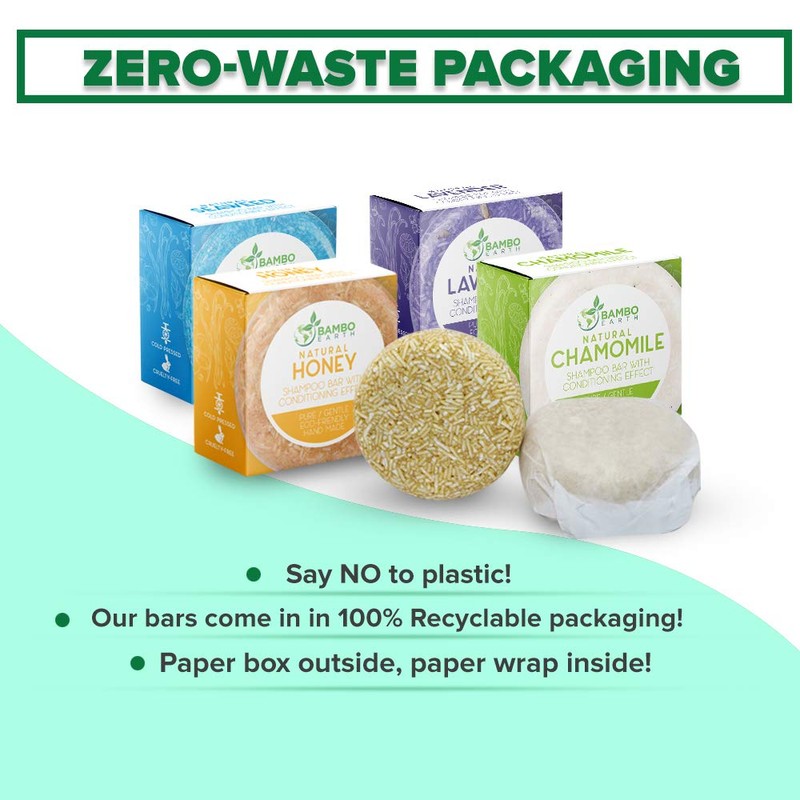 Solid Shampoo Bar And Conditioner Effect Hair Soap – Natural