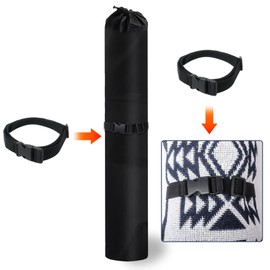 Klmnop Jumbo Rug Storage Bag with 2 Buckle Straps for Tying, Large Drawstring Carpet Bag for Rugs up to 10×14 Ft, Rug Shipping Bags for Rug Moving Storage(28×142 Inch)