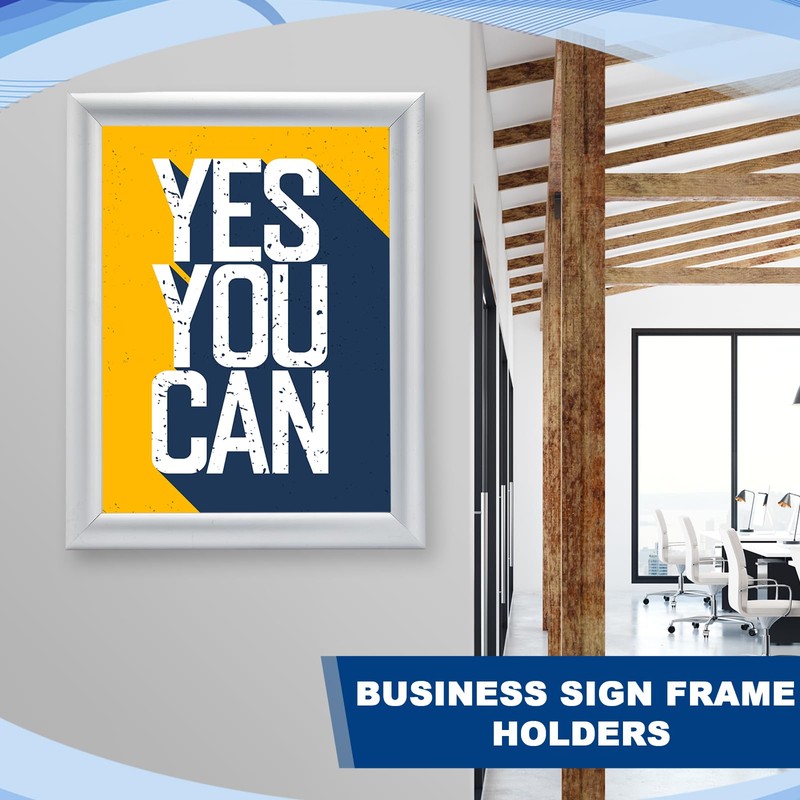 Blulu 2 Pcs Front Load Easy Open Snap Frame Poster/picture