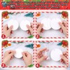 Billbotk 25 Pieces Sublimation Ornament Blanks, 3.15'' Round Blank Sublimation