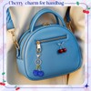 Neptniopllab Diamond Blue Cherry Charm,Cherry Keychain,Cute Cherry Bag Charm Handbag,Purse,Birthday,Velentine