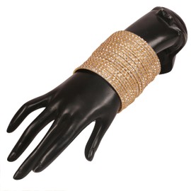 Touchstone NEW Indian Bollywood Fresh Fashion Handcrafted Pretty Stylish Hand Saw Peeled Rose Gold Color Designer Jewelry Bracelets Bangle. Set Of 24. In Gold Tone For Women.