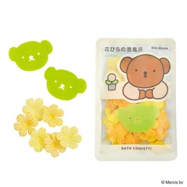 Global Product Planning Miffy Bath Confetti Remon Fragrance, 0.3 oz (10 g) (Bubble Bath, Bubble Bath, Flower Shape)