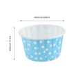 Alvinlite 100Pcs Mini Cupcake Liners with Lid|Disposable Muffin Tin Cupcake