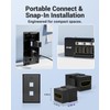 VCE HDMI Keystone Jack 6-Pack, 4K HDMI Female to Female