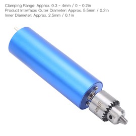 AC100~240V 0.3-4mm Electric Hand Drill Micro Adjustable Aluminum Alloy Hand Portable Wood Cutting Grinder micro machines DIY Grinder Kits for Wood Cutting, Carving and Polishing hand drill mini drill