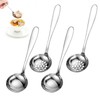 4Pcs Ladle Stainless Steel Spoon Kitchen Slotted Spoons and Soup