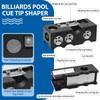 Eikovia 11-in-1 Billiards Pool Cue Tip Shaper, Pool Cue Tips