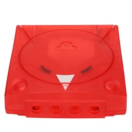 For SEGA Dreamcast DC Translucent Case Retro Video Game Console Protective Housing Shell Translucent Red