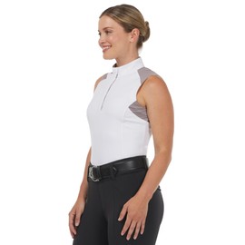 Kerrits Affinity Pro Sleeveless Show Shirt Rosedust/Rose Floral Size: S