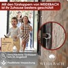 WEIDEBACH® Robust Door Stopper for Any Door Handle, 2 x