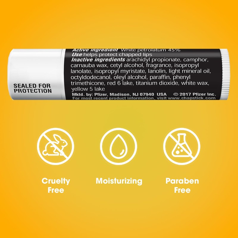 ChapStick Bulk Lip Balm, Classic Original 12-Count – Lip Moisturizer