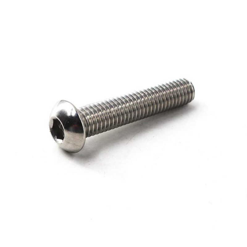 M3x25 Button Head Hex Socket Drive Screws 304 Stainless Steel