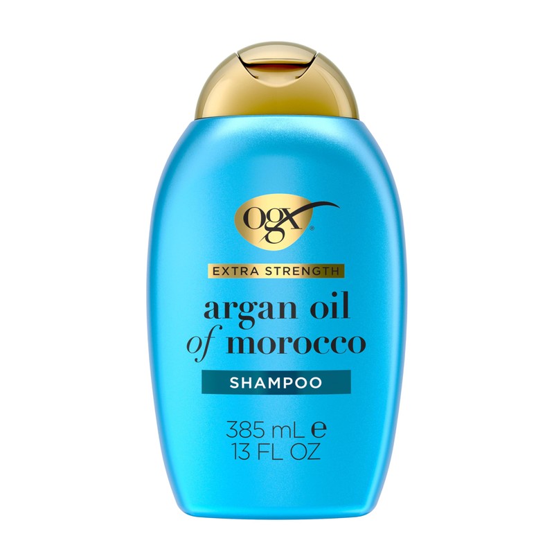 OGX, Shampoo Extra Fuerte de Aceite de Argán, 385 ml