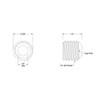 Primeonly27 1/4-28 x 1/4 Inch Hex Drive Cup Point Grade