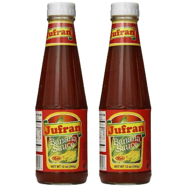 Jufran Banana Sauce - Hot 12oz, 2 Pack
