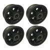 4 Heavy Duty Caster Wheels Set 4" 5" 6" 8"