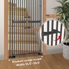 YGP Extra Tall Cat Gate,Width 33-37.8" No Drilling Pet Gate