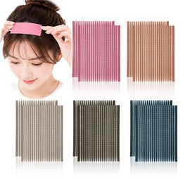 ORANGEXINY Hair Clip for Bangs, 5 Colors, 10 Pieces, Soft Material, Leaves No Residue, Convenient for Face Washing and Makeup