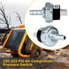180-225 PSI Air Compressor Micro Pressure Power Switch, Compatible with