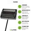 Alpine Manual Carpet Sweeper Triple Brush – Non Electric Multi-Surface