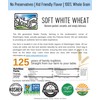 Certified Glyphosate Residue Free Soft White Wheat Berries | 25