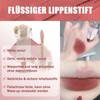 EONFAVE Flüssiger Lippenstift, Ice Matte Lipstick, Samtige Cremige Textur Lipgloss