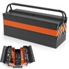 Nightcore 27” x 21” x 8.5” Metal Tool Box, 5-Tray