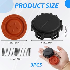 0248L1 Gasket Cylinder Head Cover, Valve Cover Set Membrane, Wastegate Cover, PCV Diaphragm Repair Kit, Valve Cover Cap, Compatible C2, C3, C4, C5, 206, 207usw, Car Accessories