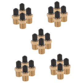 Operitacx 20 pcs Replacement Tank Valves for Air Compressors Durable Brass Design Easy to Install Prevents Air Leaks for Water Tanks and Inflation Applications