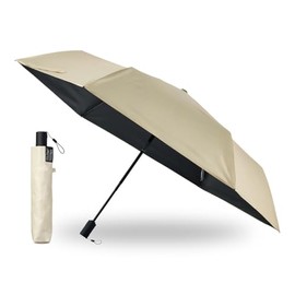 Magical Tech 30226 30226 Protection Parasol, Lightweight, Auto Open/Close, Folding Umbrella, One-touch, 100% Shade, Heat Insulation, UV Protection, For Both Sunny and Rainy Weather, Slim, Jump, Plain, Ribs, 19.7 inches (50 cm)