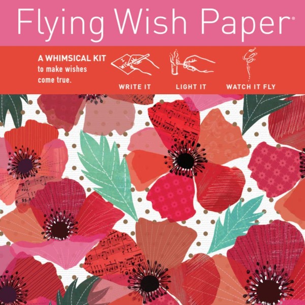 Flying Wish Paper Flying Wish Paper Poppies - Write it,