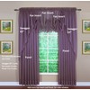 Today's Curtain Emelia Original Voile Fan Insert, Amethyst, 30" W