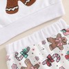 Loalirando Toddler Baby Boys Girls Christmas Outfit Embroidery Long Sleeve