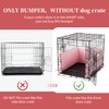 Hombys Dog Crate Bumper with Ties - Soft Crate Accessory