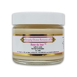 Simply Divine Botanicals Rose du Jour Moisturizer for Normal, Combination and Oily Skin, 2oz