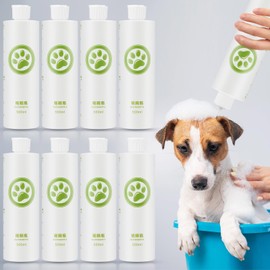 Teenyyou 8 Pcs 17oz Pet Shampoo Dilution Bottles Specialties Mixing Bottle Dog Shampoo Dispenser Dog Shampoo Mixing Bottle Dilution Bottle for Dog Shampoo Grooming and Conditioner