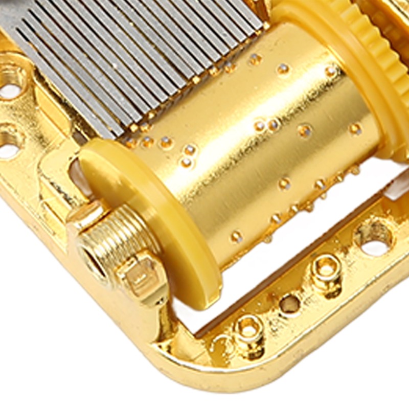 Music Box Movement Golden Clockwork Music Box Windup Musical Mechanism