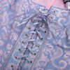 SCARLET DARKNESS Women's Steampunk Corset Vest Plain Lace-Up Medieval Bodice,