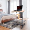 Rolling Cart Over Bed Table Stand Laptop Stand Desk Angle
