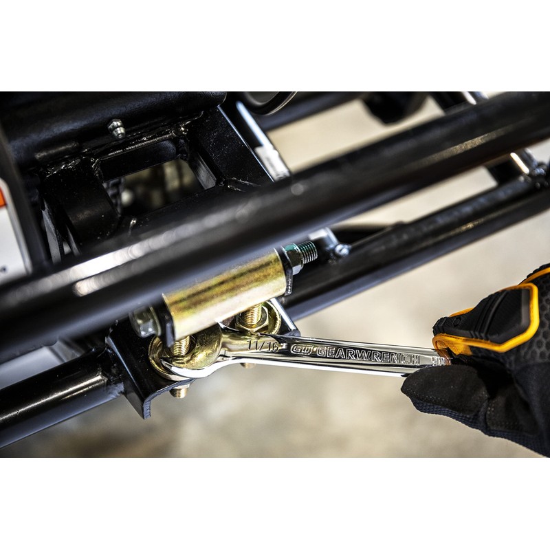 GEARWRENCH 1-1/16" 4 Degree Swing Arch 12 Point Ratcheting Combination