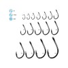 Live Bait Hook, Size: (25 Pack) NS Black, 1/0