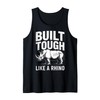 Rhino Build Tough Like A Rhino Animal Tank Top