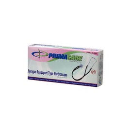 Primacare DS-9295-BK 30" Sprague Rappaport Style Stethoscope for Doctors, Nurses and Medical Students, First Aid Professional Dual Head Cardiology Kit for Men, Women and Pediatric, Black