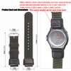 18mm Nylon Watch Strap Compatible with Casio A158WA F108WH A168WA-1