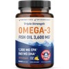 Aceite de Pescado Omega 3 Triple Fuerza 3600 mg Ms