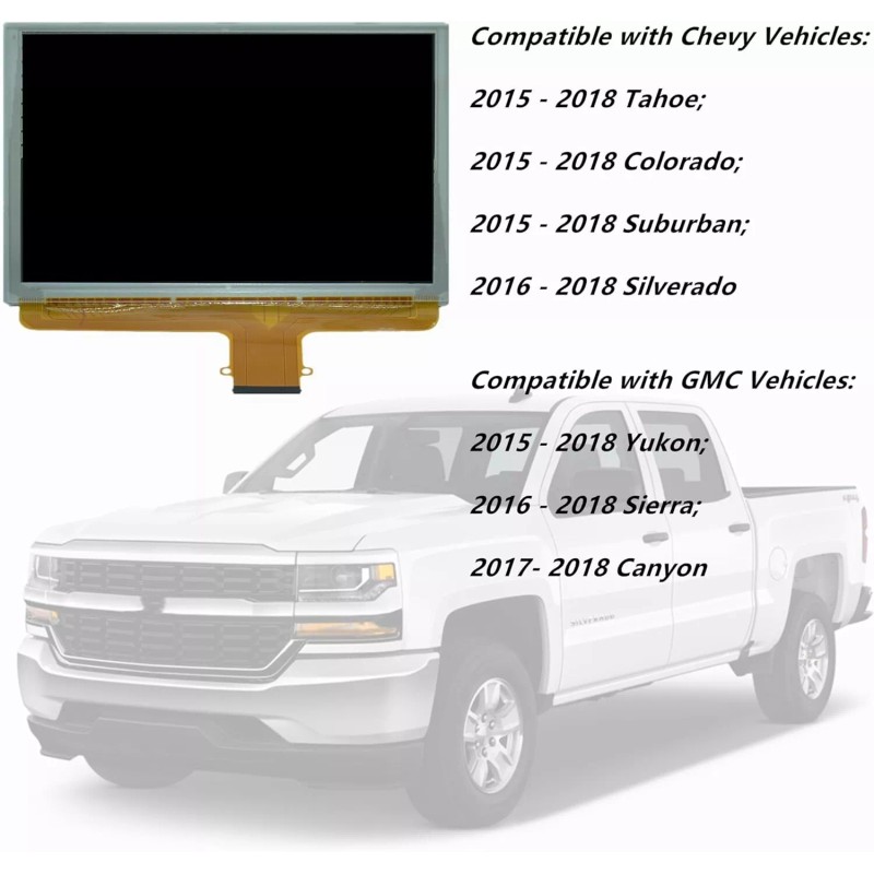 CP-AUTO LCD Display & Touch Screen Digitizer For GMC Sierra