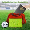 Football Tactics Board Portable Football Coaching Marker Board with Magnets,